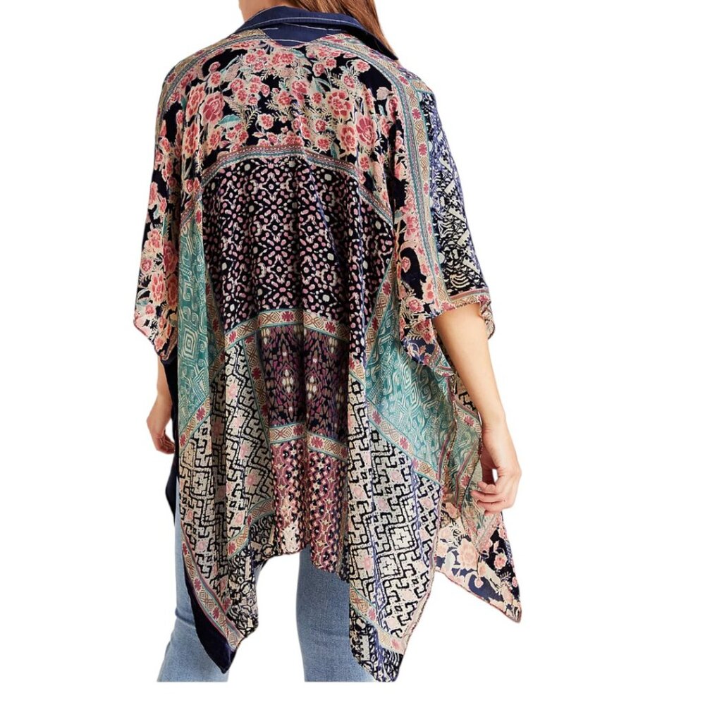 ANTHROPOLOGIE AKEMI + KIN BURNOUT SWEATER SOFT GIRL GRANOLA BOHO HIPPIE OS